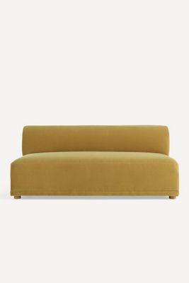 Celine Modular Velvet Armless Sofa