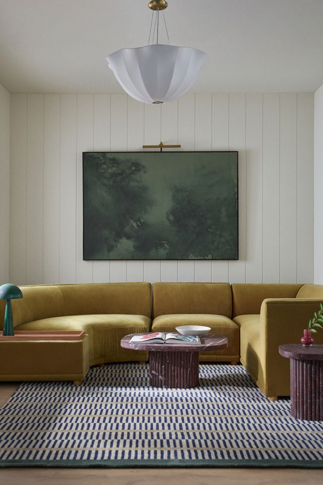Celine Velvet Modular Corner Chair #4