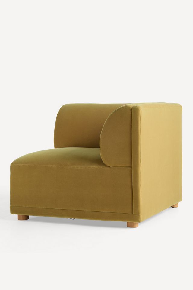 Celine Velvet Modular Corner Chair #2