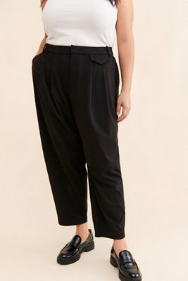 Eloquii Faux Suede Trousers