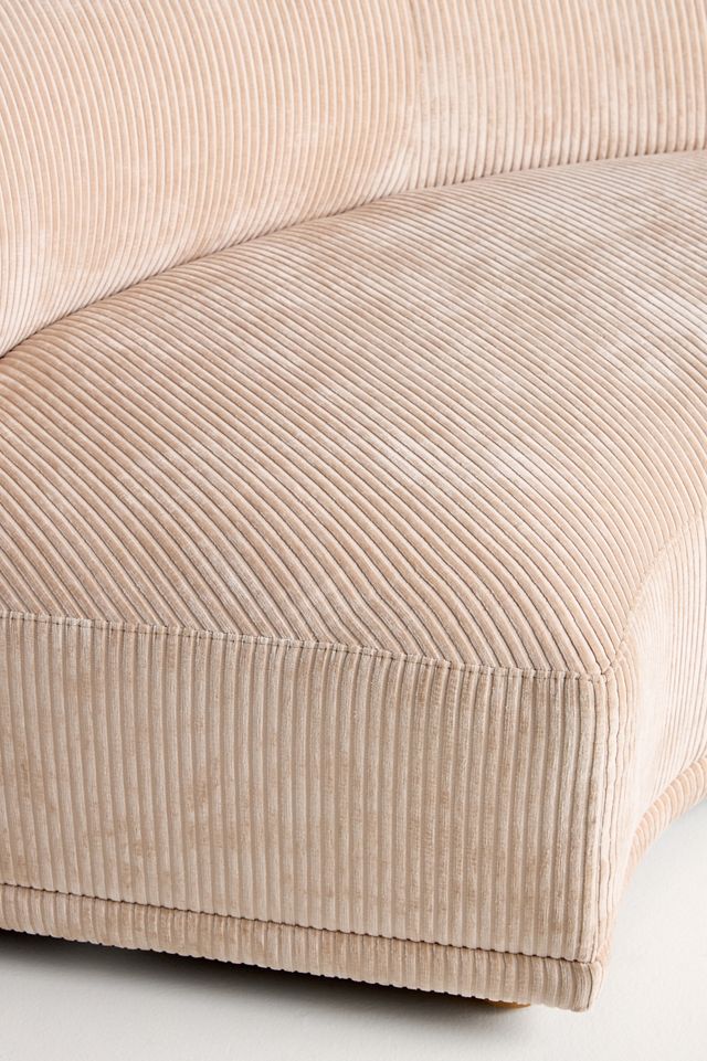Celine Corduroy Modular Curved Corner Chair #4