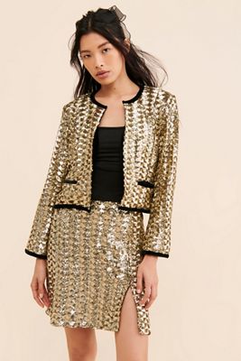 Hutch Pepper Sequined Jacket
