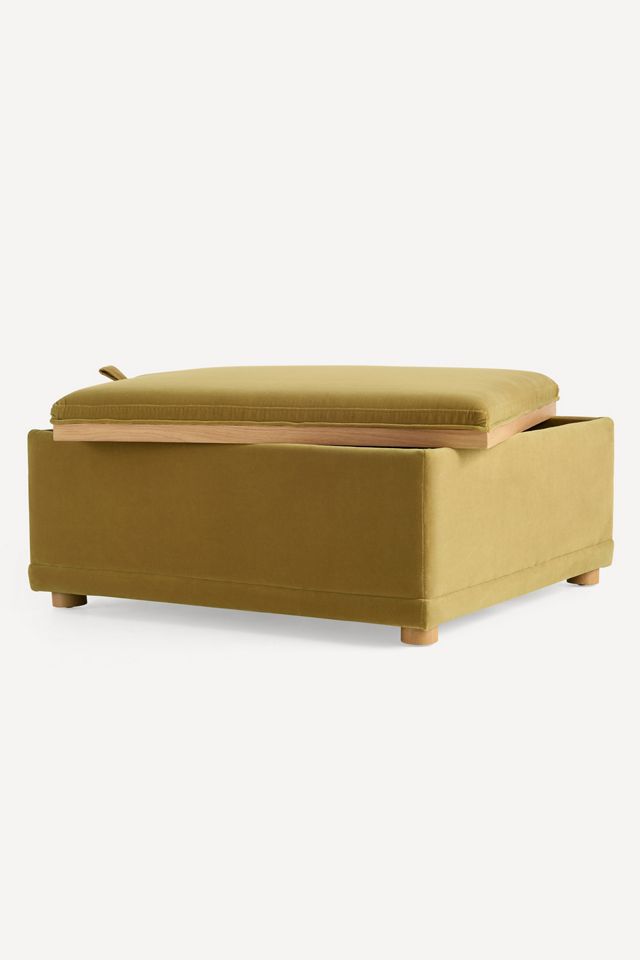 Celine Velvet Modular Large Storage Ottoman #2