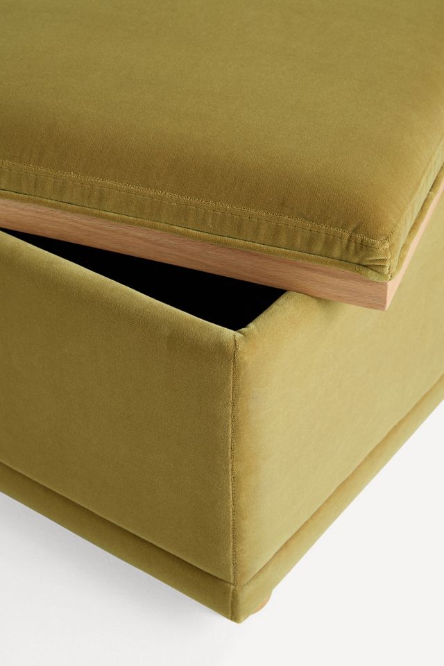 Celine Velvet Modular Large Storage Ottoman #4