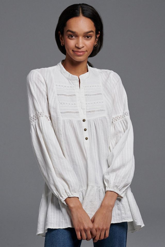 Haley Embroidered Lace Tunic #3