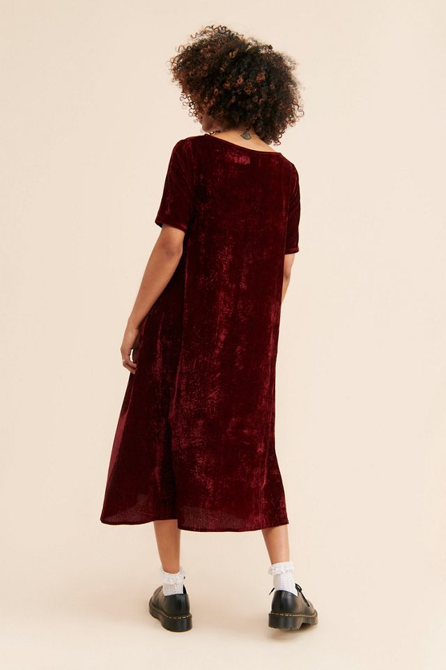 Rujuta Sheth Velvet Flare Dress #1