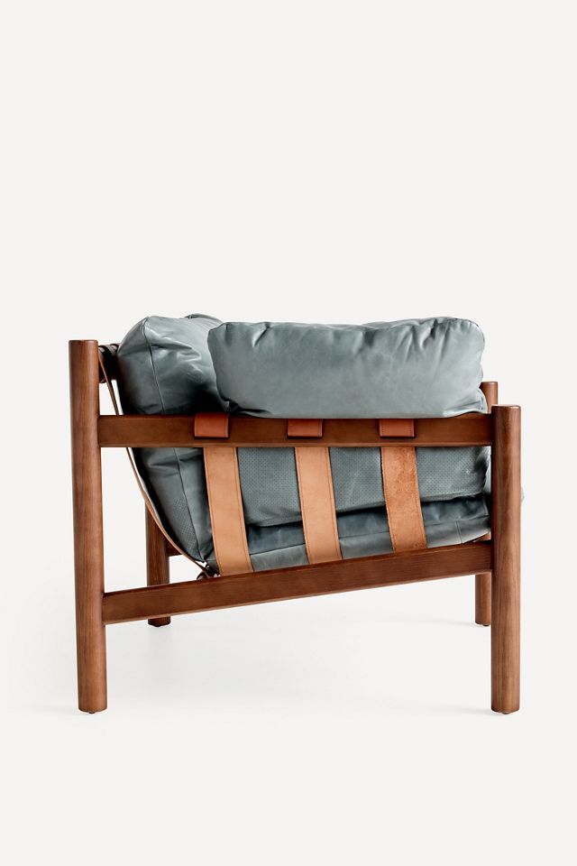 Inez Leather Accent Chair | AnthroHome