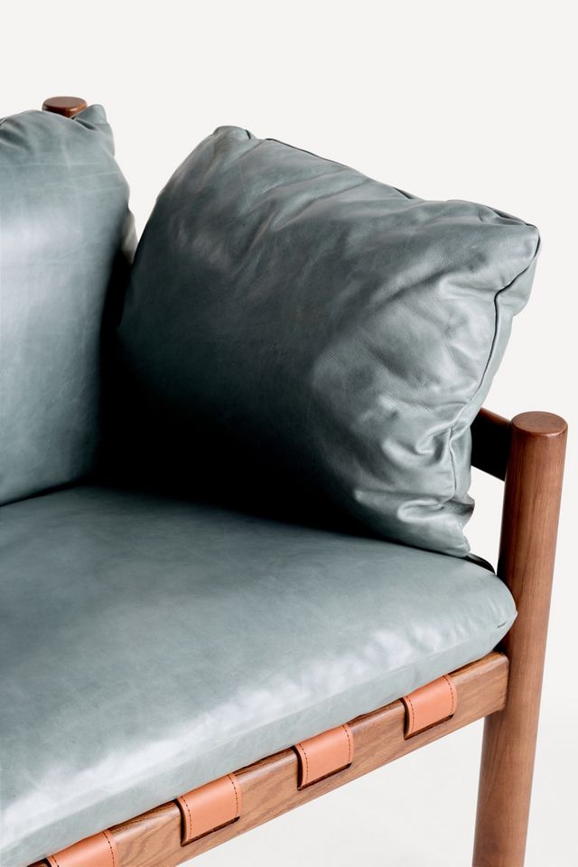 Inez Leather Accent Chair | AnthroHome