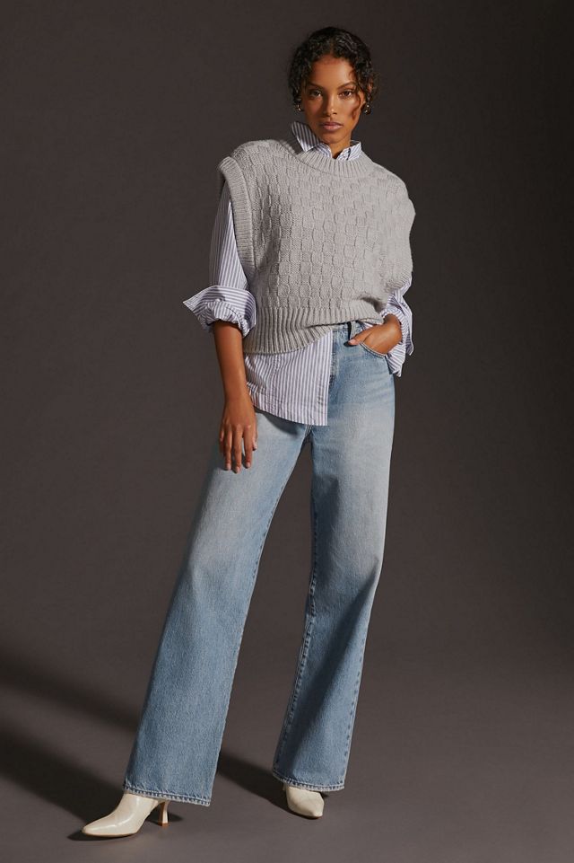 Basketweave Sweater Vest #3