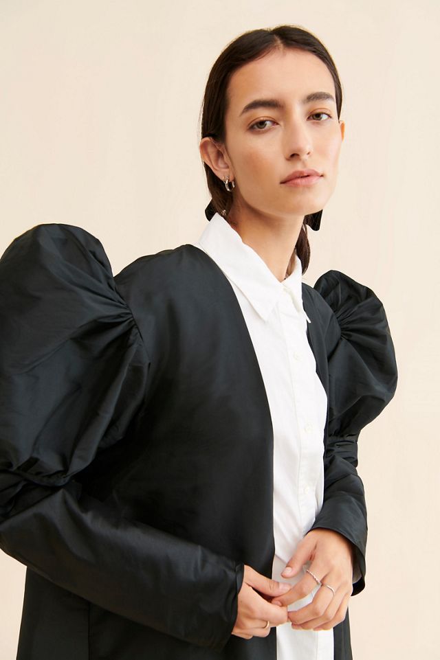 Samant Chauhan Evening Puff-Sleeve Cape #2