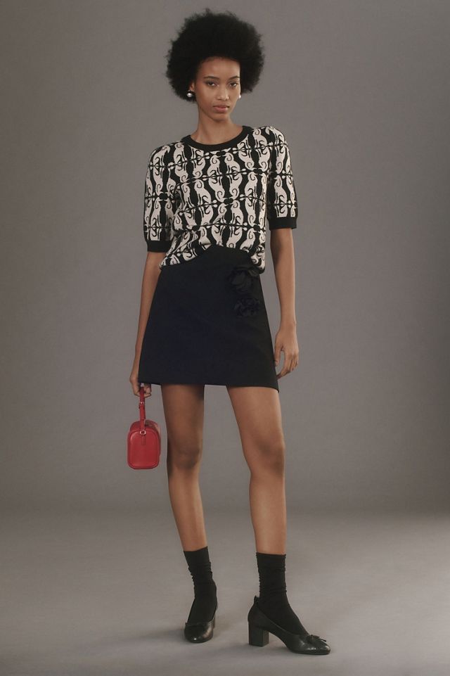 Maeve Harmon Jacquard Tee #2