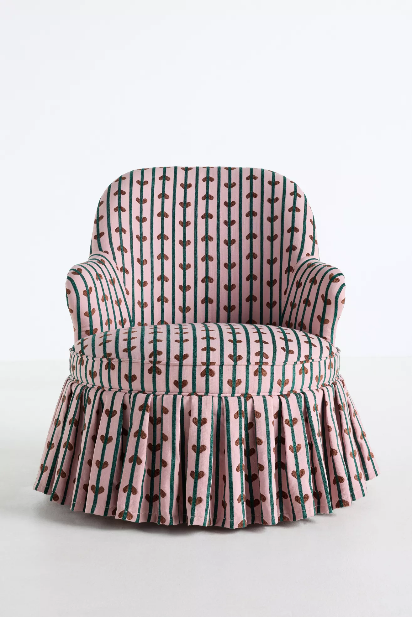 Lorelei Madeline Accent Chair in Heart Jacquard | AnthroHome