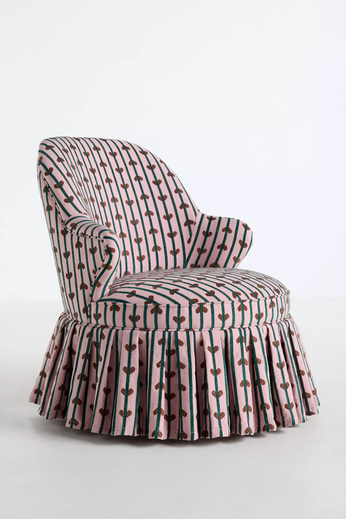 Lorelei Madeline Accent Chair in Heart Jacquard | AnthroHome