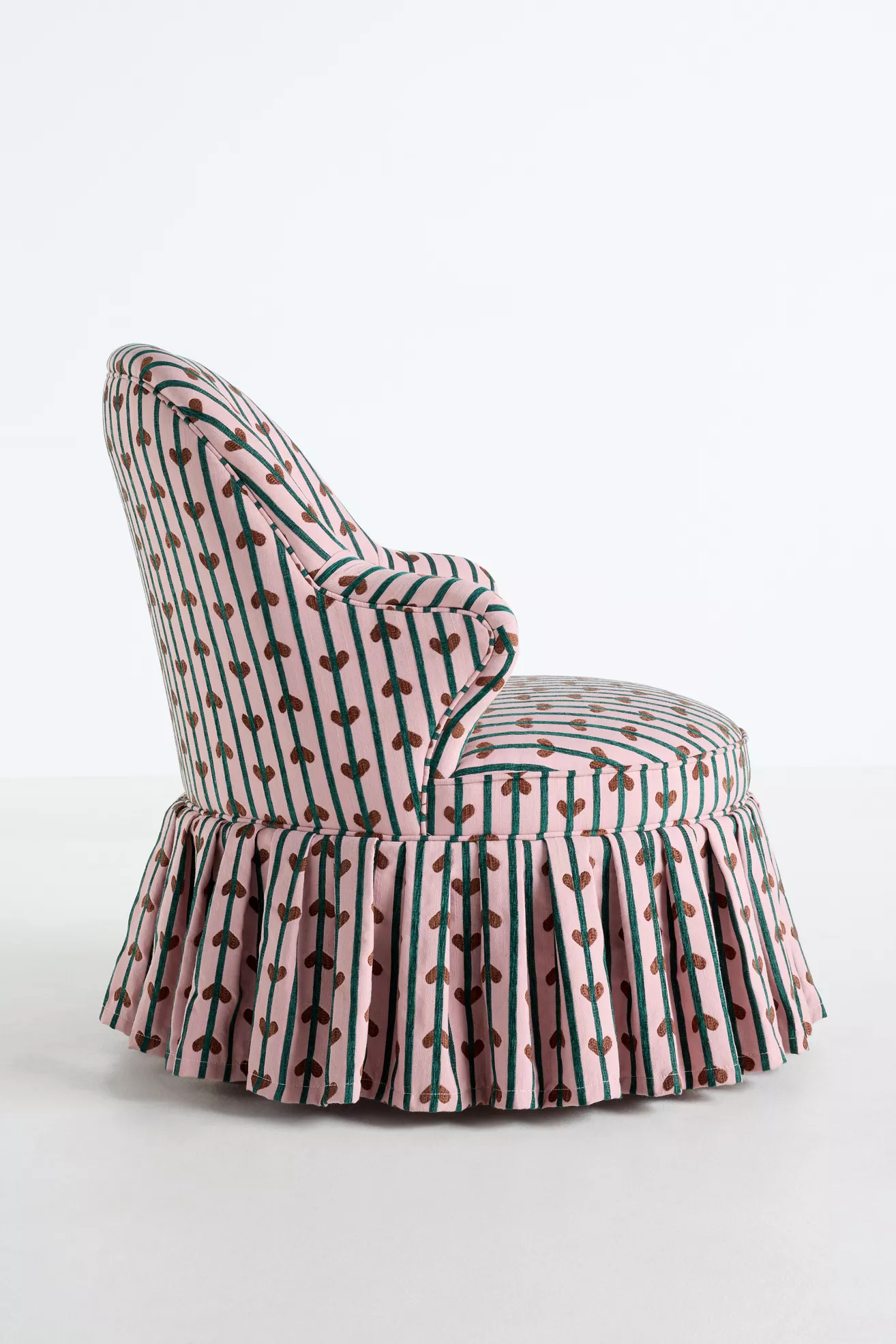 Lorelei Madeline Accent Chair in Heart Jacquard | AnthroHome