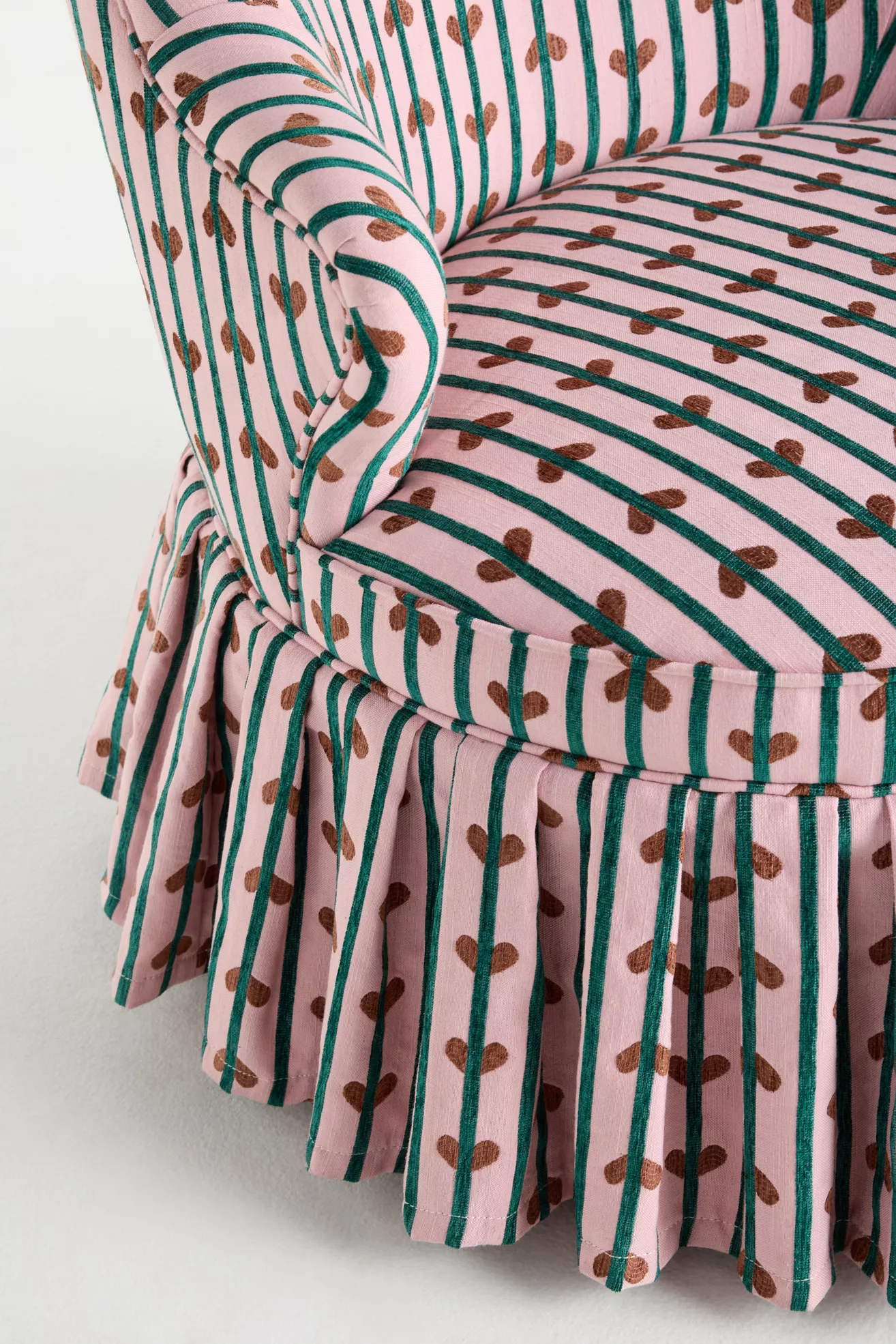 Lorelei Madeline Accent Chair in Heart Jacquard | AnthroHome