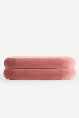 Anthropologie Muntz Velvet Bench