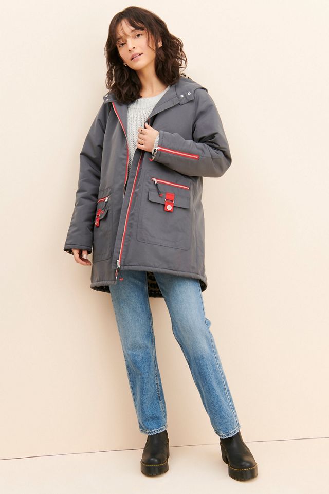 Maeve Long Anorak Jacket #3