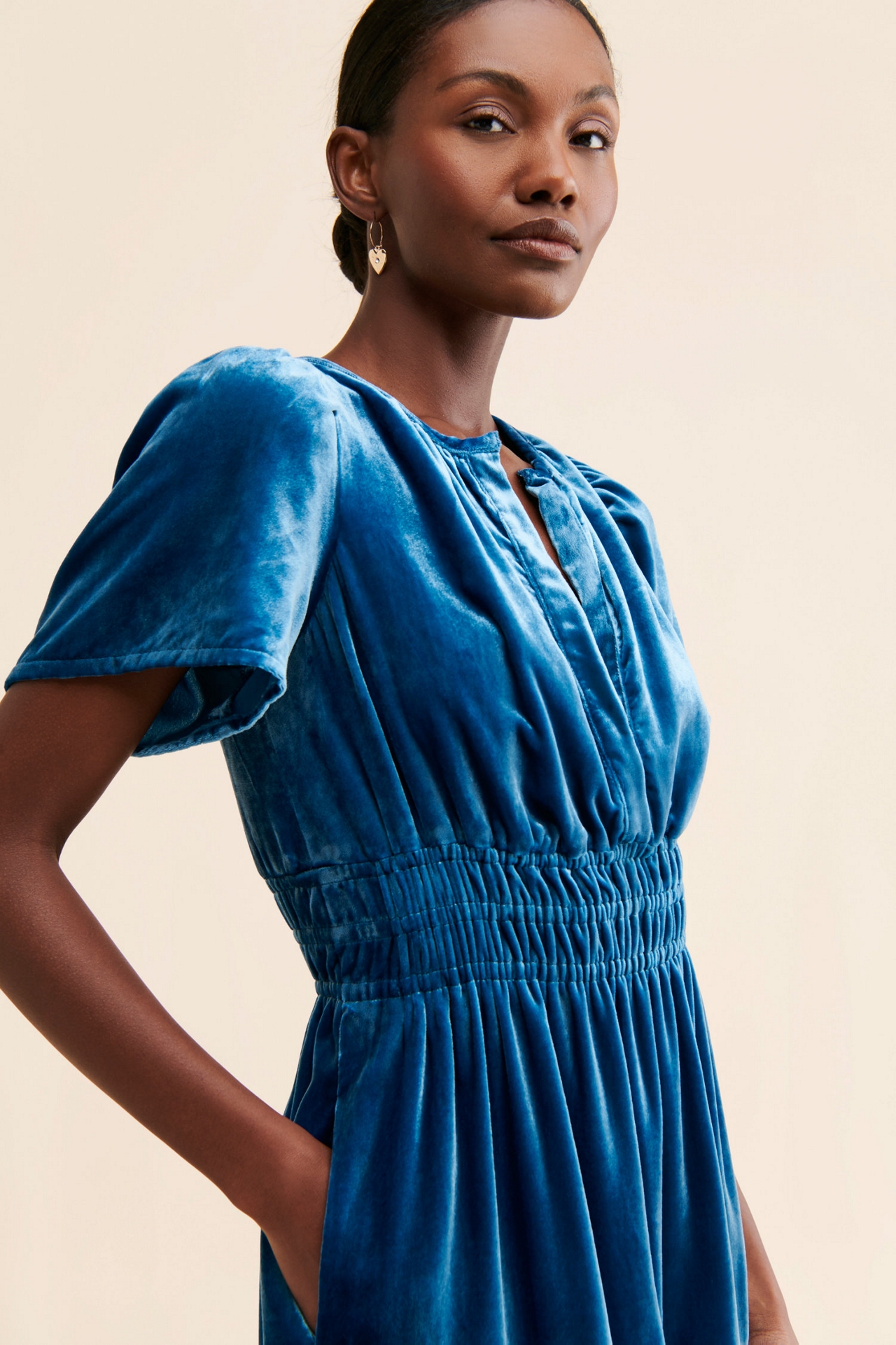 The Somerset Velvet Mini Dress