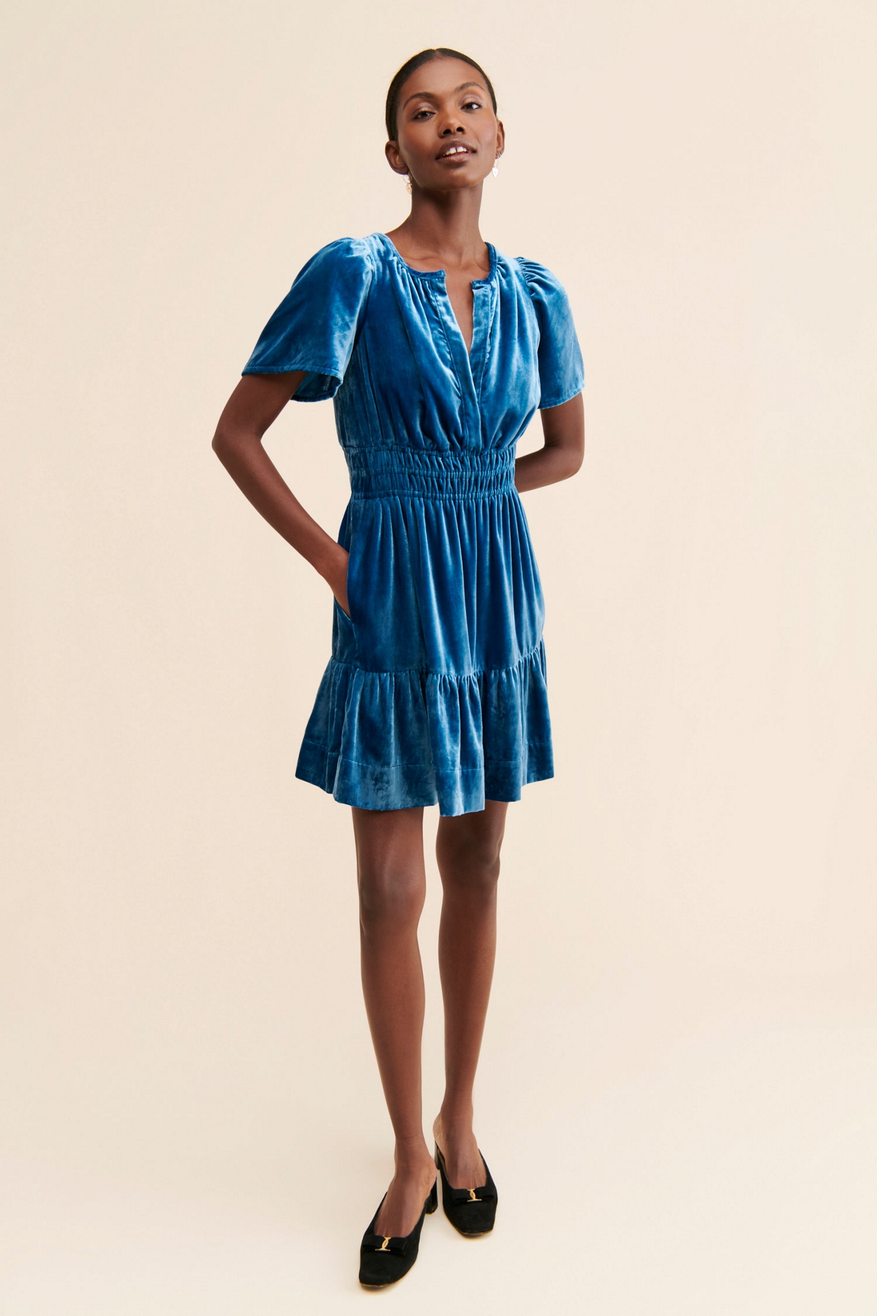 The Somerset Velvet Mini Dress