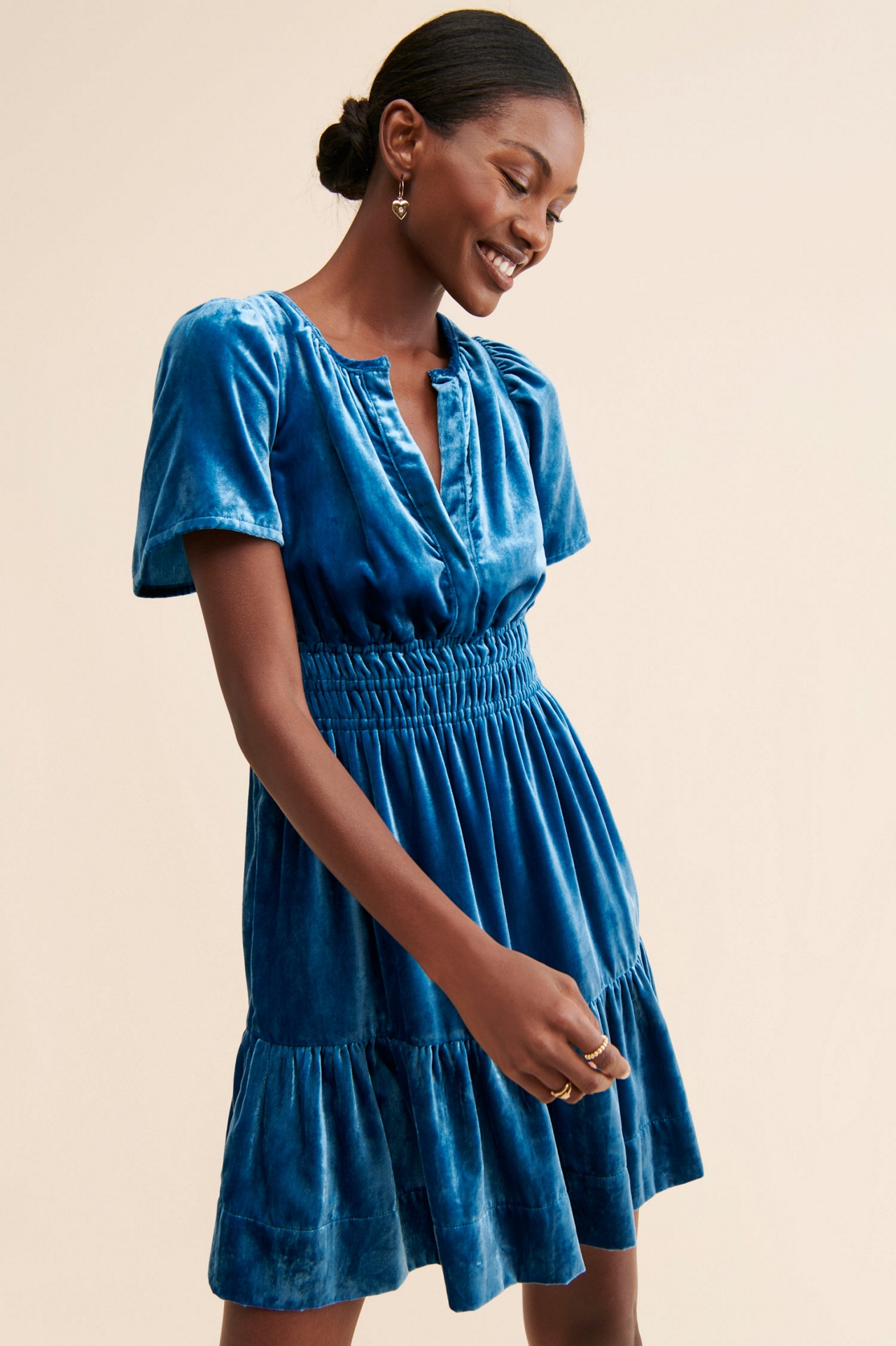 The Somerset Velvet Mini Dress
