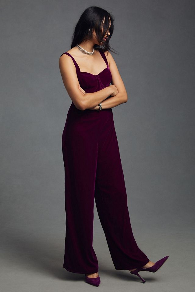 Du Paradis Velvet Corset Jumpsuit #3