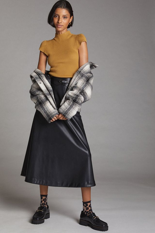 Ribbed Mock Neck Sweater #3