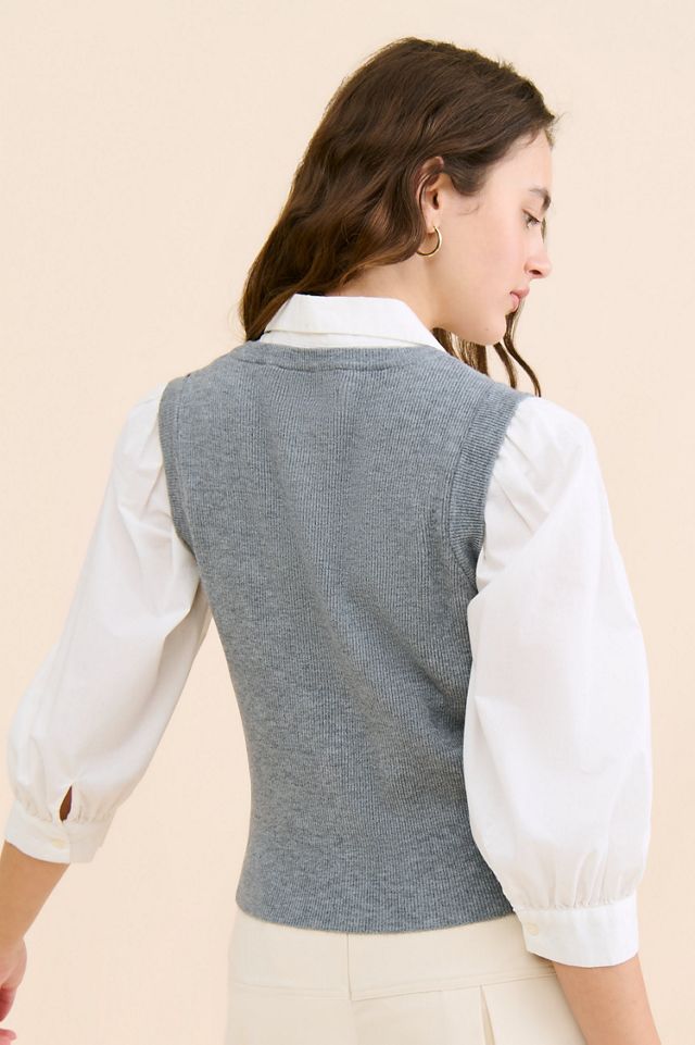 4th & Reckless Anine Knit Waistcoat #1