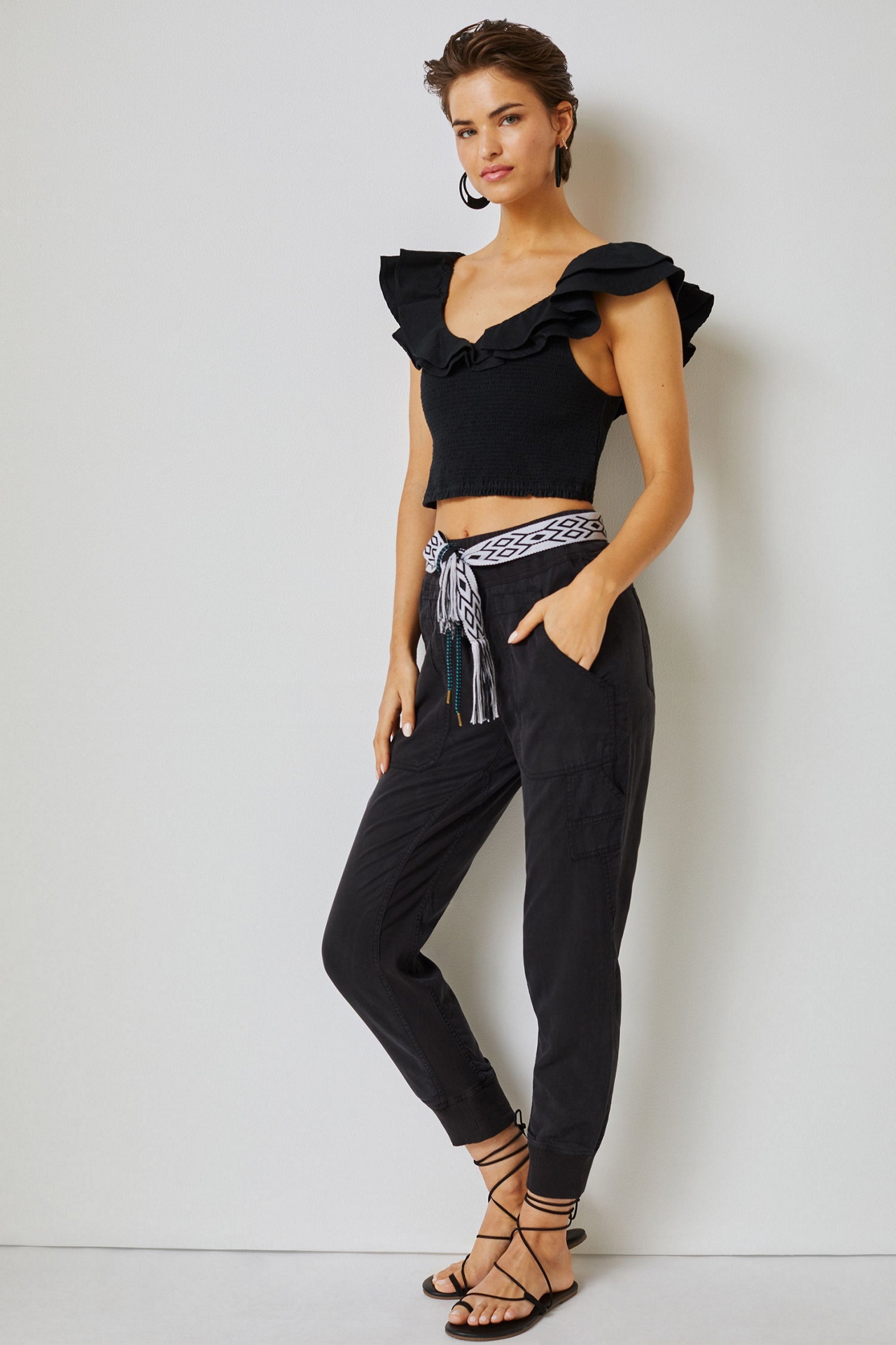 Pilcro The Nomad High-Rise Joggers