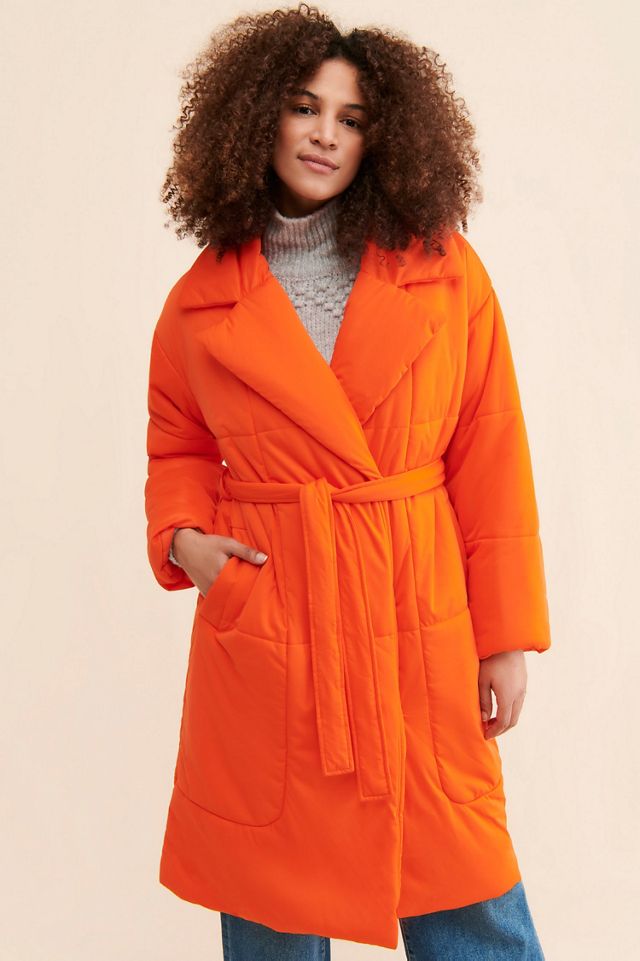 Avec Les Filles Blanket Puffer Coat #2