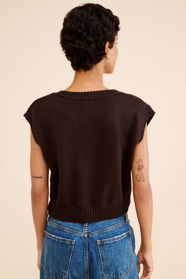Dot and Lu Utility Cropped Vest #1