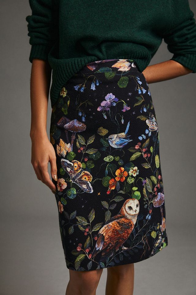 Printed Pencil Skirt #2