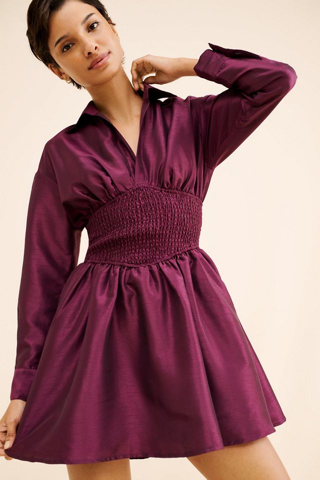 Hutch Iridescent Waisted Shirtdress #3
