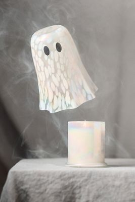 Ghost Fresh White Tonka & Santal Cheena Glass Cloche Candle