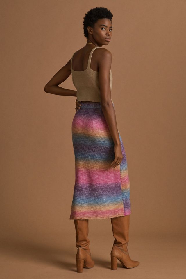 Sunset Sweater Midi Skirt #1