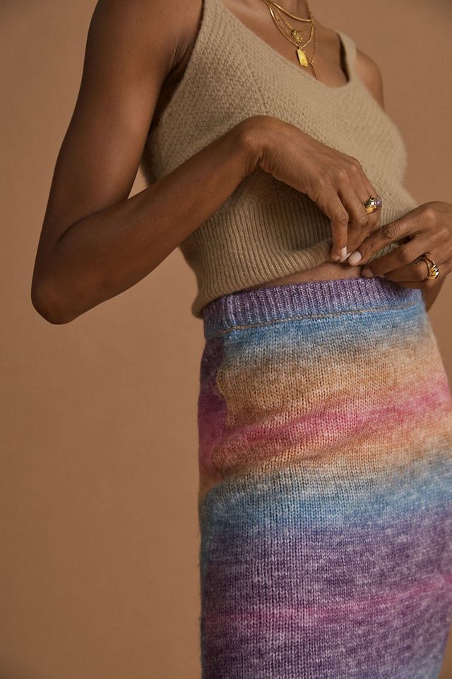 Sunset Sweater Midi Skirt #2