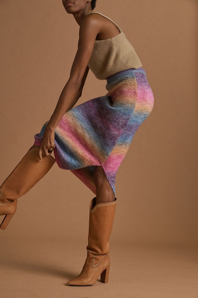 Sunset Sweater Midi Skirt #3