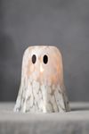 Ghost Woody Leather & Leaves Cheena Glass Cloche Candle