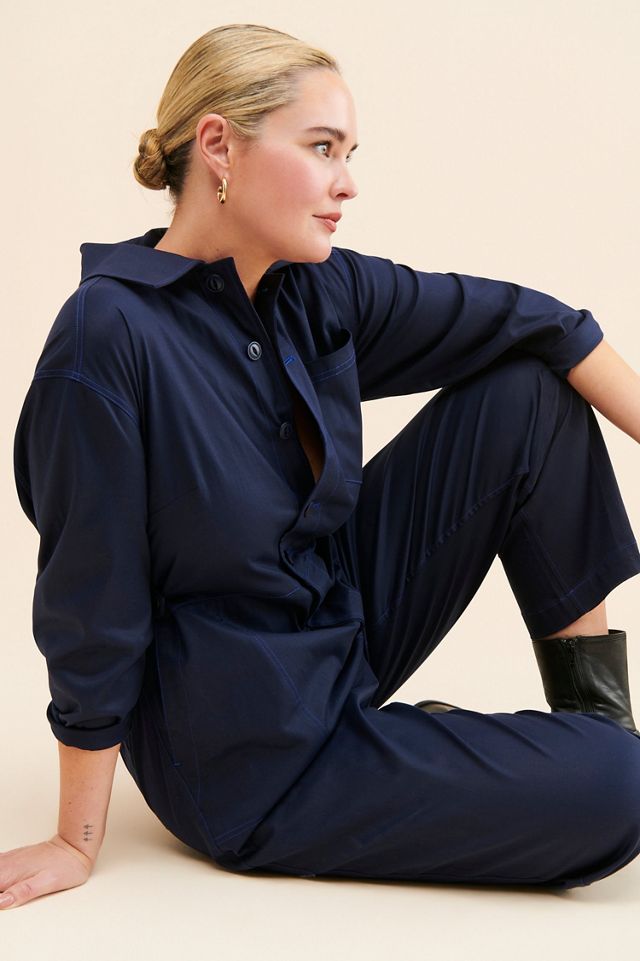 See Rose Go Riveter Wide Leg Coveralls #2
