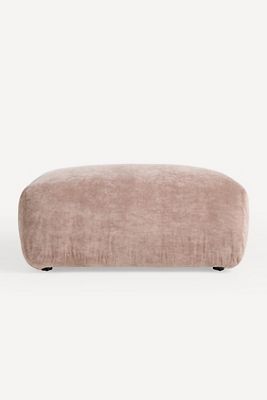 Orion Velvet Ottoman