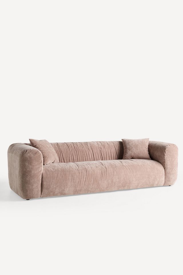 Orion 106" Velvet Sofa #1