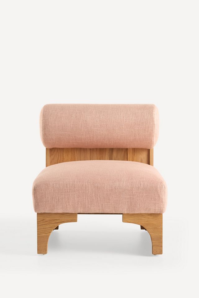 Pamela Linen Blend Accent Chair #1