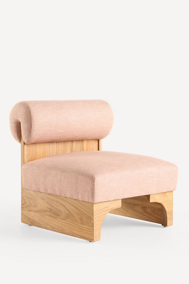 Pamela Linen Blend Accent Chair #2