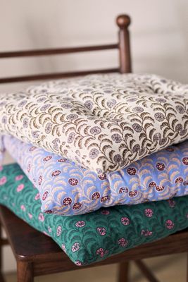 Chaise de salle à manger Roma Coussin imprimé bloc Leora