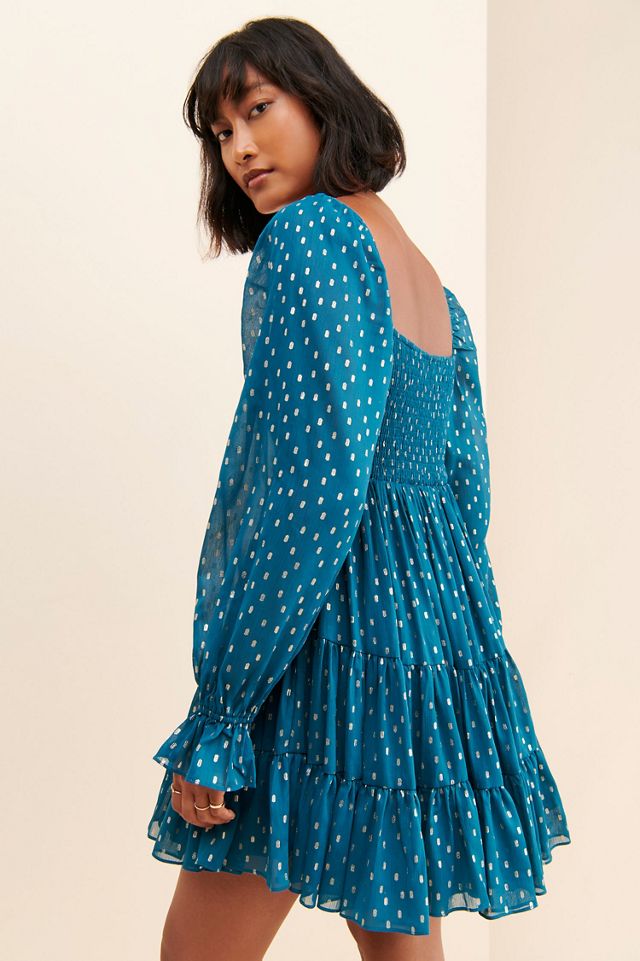 g.p.d. Polka Dot Mini Dress | Anthropologie