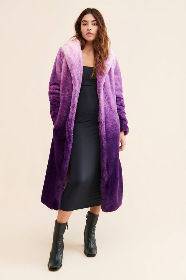 Nuuly x Unreal Fur Melting Moment Faux Fur Coat #3