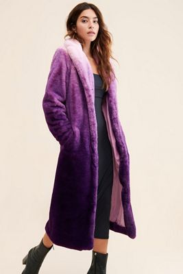 Nuuly x Unreal Fur Melting Moment Faux Fur Coat
