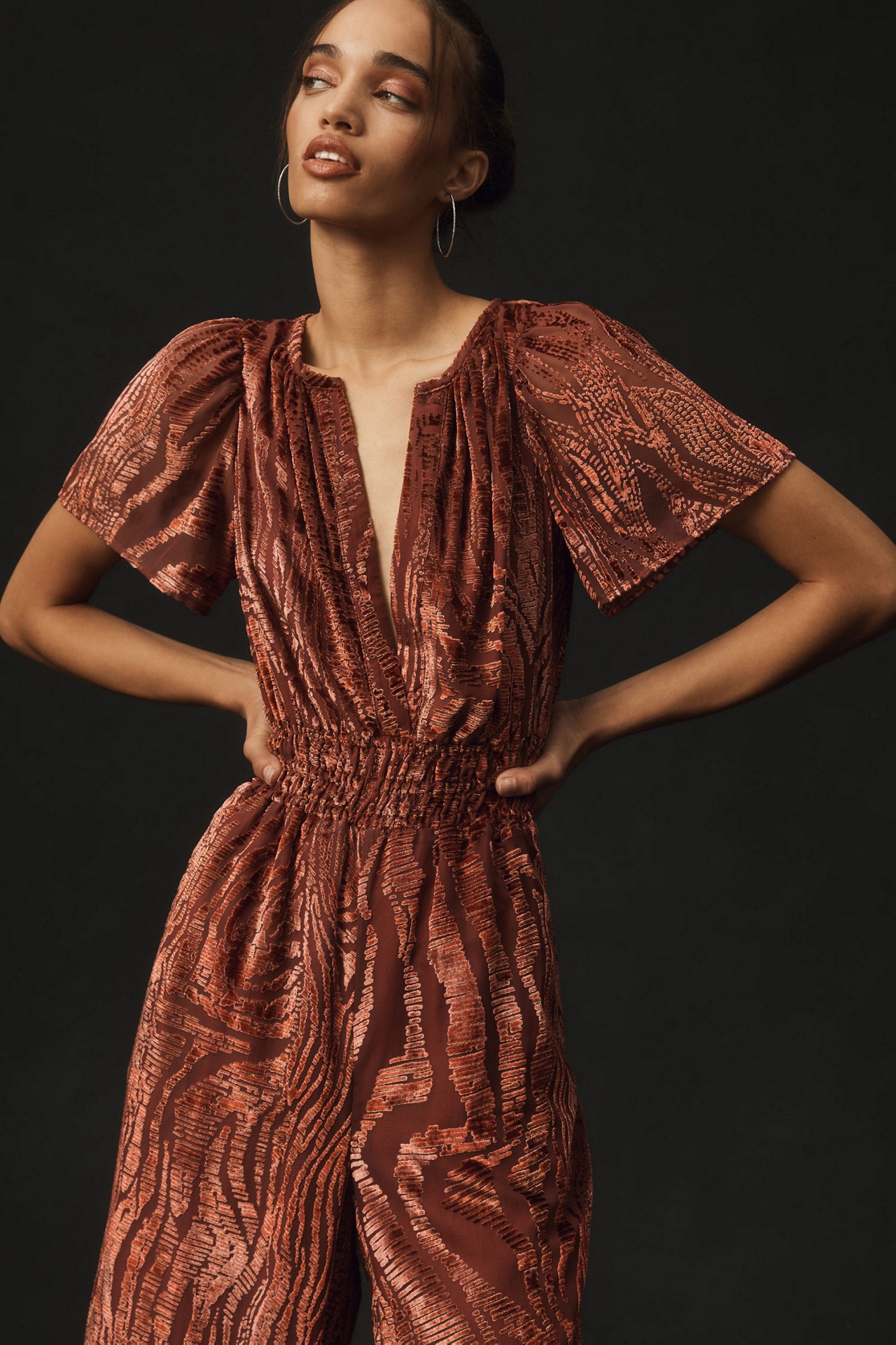 The Somerset Jumpsuit: Velvet Burnout Edition