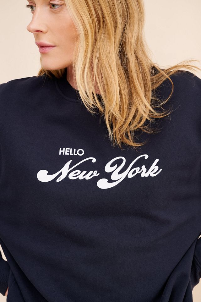 Kule The Oversized Hello New York Crewneck Sweatshirt #2