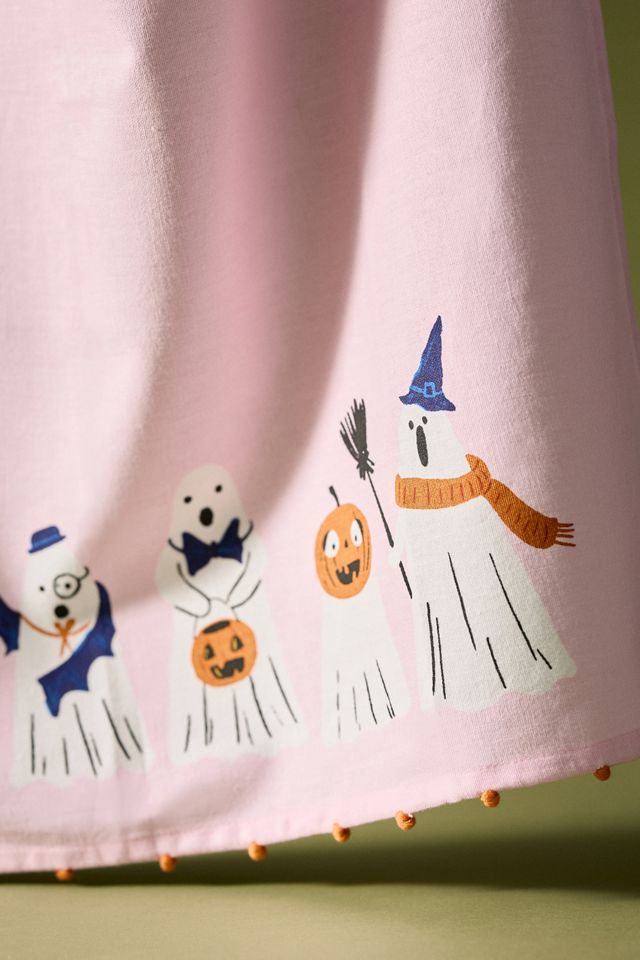 Trick-or-Treat Ghosts Dish Towel