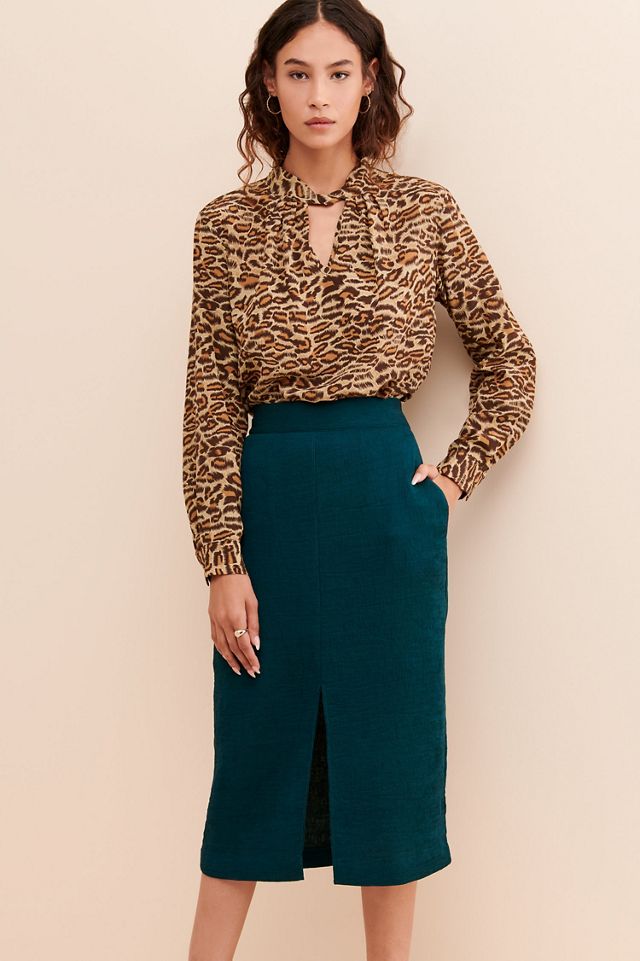 Endless Rose Textured Rib Pencil Skirt #3